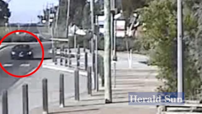 CCTV spots a Mercedes the same as Karen Ristevski’s.