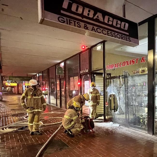 A fire broke out at 3.30am on Watton St, Werribee. Picture: Werribee Fire Brigade - CFA