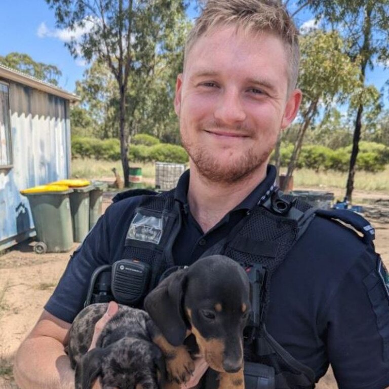 Constable Matthew Arnold, 26, was shot dead on a property at Wieambilla, south of Chinchilla. Picture: QPS