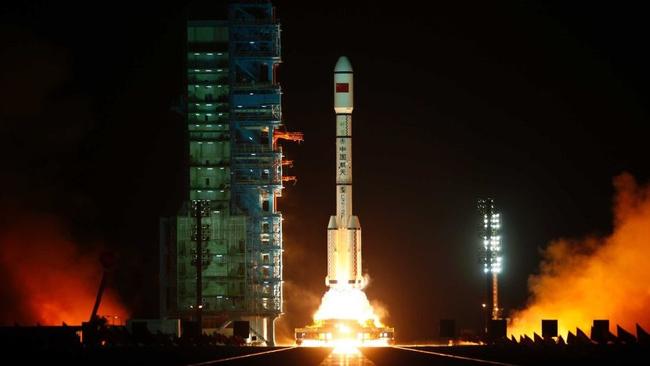 The launch of Tiangong 1 in 2011. CREDIT: Reuters: Petar Kujundzic For Martin George space column for Hobart Mercury