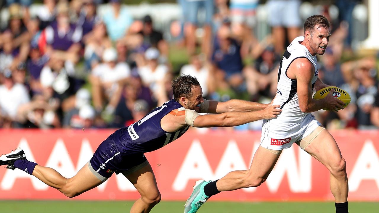 Sam Docherty made his long-awaited return. Picture: AAP Image/Richard Wainwright