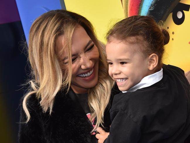 (FILES) In this file photo taken on February 2, 2019 US actress Naya Rivera and son Josey Hollis Dorsey arrive for the premiere of "The Lego Movie 2: The Second Part" at the Regency Village theatre in Westwood, California. - The death of "Glee" actress Naya Rivera in a California lake last week was ruled an accidental drowning by medical examiners on July 14, 2020. (Photo by Chris Delmas / AFP)