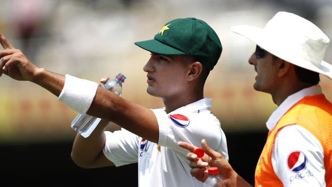 Mohammad Abbas has been performing drinks waiter duties at the Gabba.