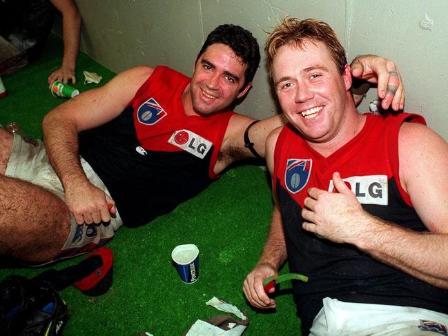 Garry Lyon with Paul Hopgood.