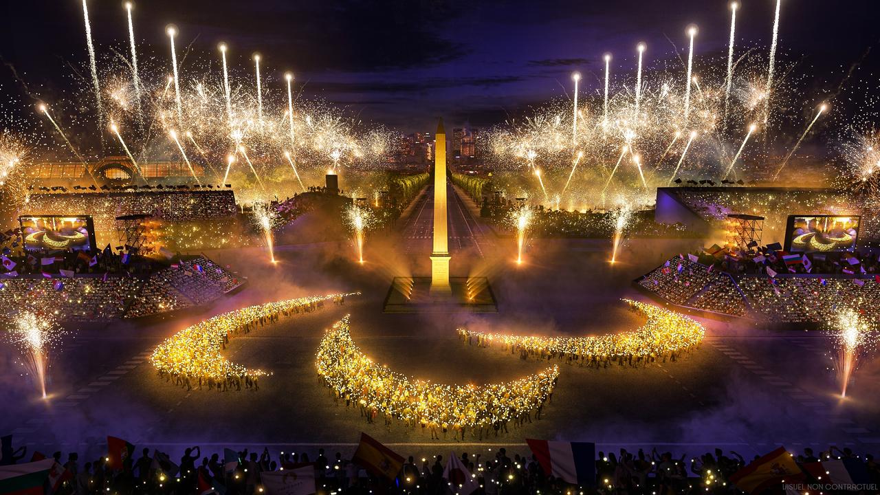 The Opening and Closing ceremonies at the Paris 2024 Olympics will feature impressive fireworks displays. Picture: Paris 2024 committee