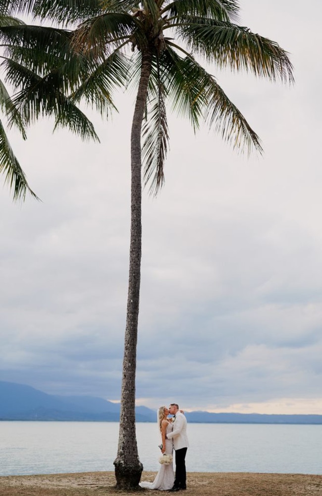 The gorgeous setting of Josh Holt and Skye Davis’ Port Douglas wedding. Picture: Daniel Griffiths