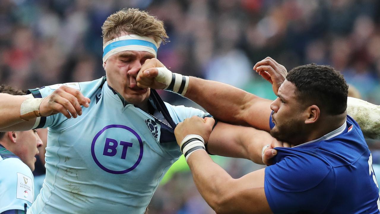 Produktion Demokrati eskortere Six Nations 2020: France lose to Scotland, red card Mohamed Haouas,  England, video highlights