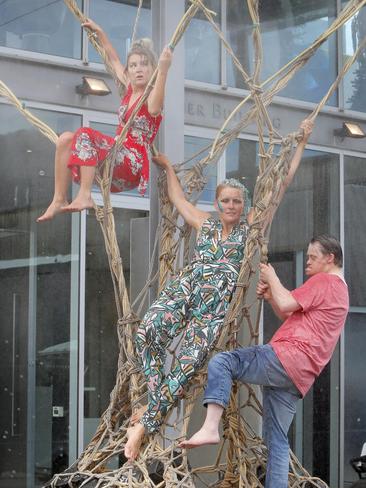 A performance during Mona Foma at Mona. Picture: PATRICK GEE