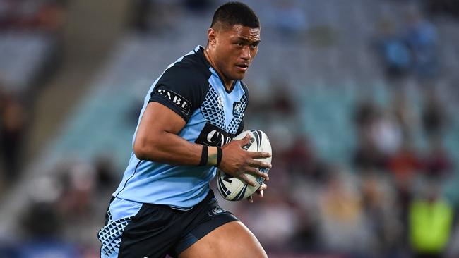 NSW coach Brad Fittler has huge wraps on Stefano Utoikamanu. Picture: Nathan Hopkins/NRL Photos