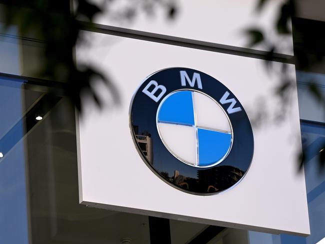 SYDNEY, AUSTRALIA - NewsWire Photos APRIL, 13, 2021: Signage is seen at BMW dealership in Sydney. BMW Australia is recalling almost 17,000 vehicles ranging from 2007-2010 models after it was discovered the plug connection from the wiring harness to the blower controller may deteriorate over time. Picture: NCA NewsWire/Bianca De Marchi