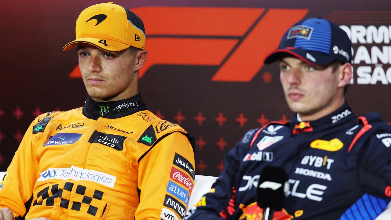 Norris and Max Verstappen’s championship battle is going down to the wire. (Photo by Lars Baron/Getty Images)