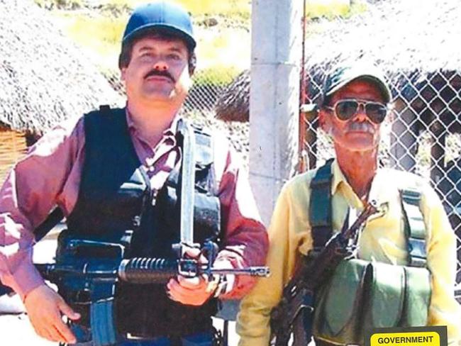 Mexican drug lord Joaquin "El Chapo" Guzman (L). Picture: AFP