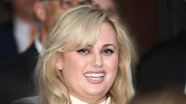 Australian actor Rebel Wilson pictured in front of the Victorian Supreme Court in June. Picture: Getty