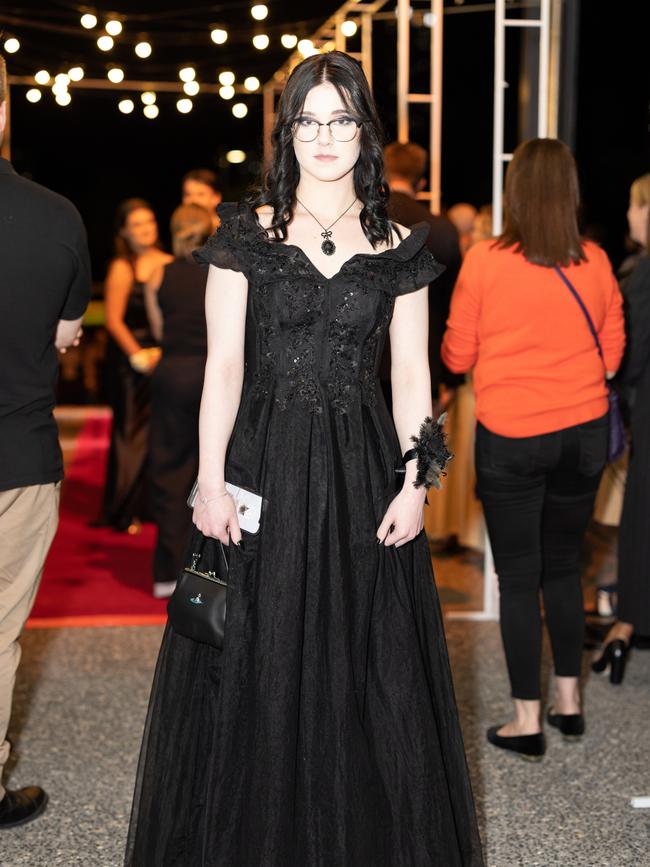Lily Malady at the year 12 St Hilda formal. Photo: Celeste Humphrey