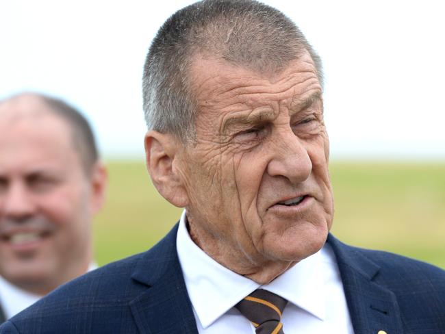 MELBOURNE, AUSTRALIA - NewsWire Photos NOVEMBER 26, 2020: Hawthorn President Jeff Kennett at the launch of the Hawthorn AFL club's new facilities at Dingley Village in Melbourne's outer south-east. Picture: NCA NewsWire / Andrew Henshaw