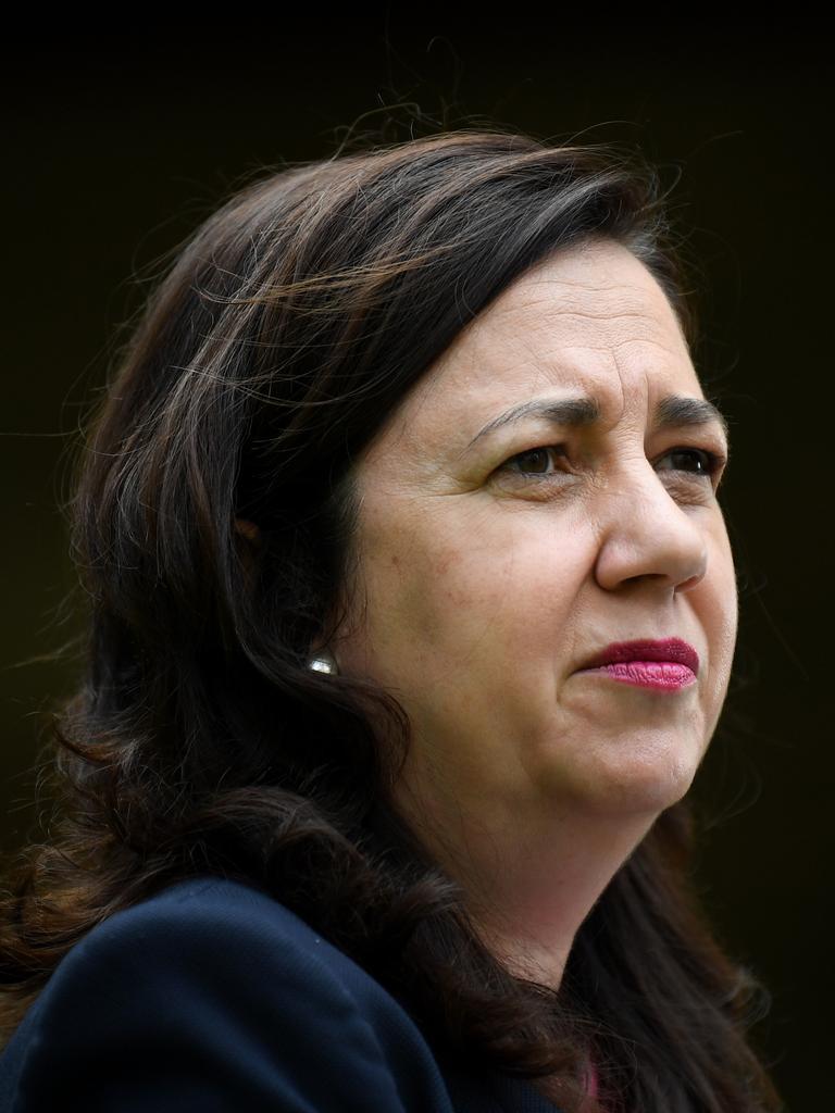 Queensland Premier Annastacia Palaszczuk will slightly soften the NSW border. Picture: Dan Peled/NCA NewsWire