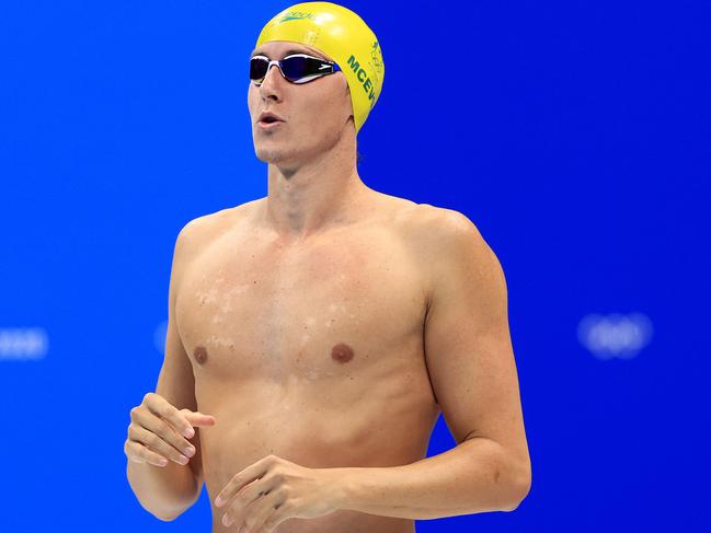 Cameron McEvoy is in action on Saturday night.