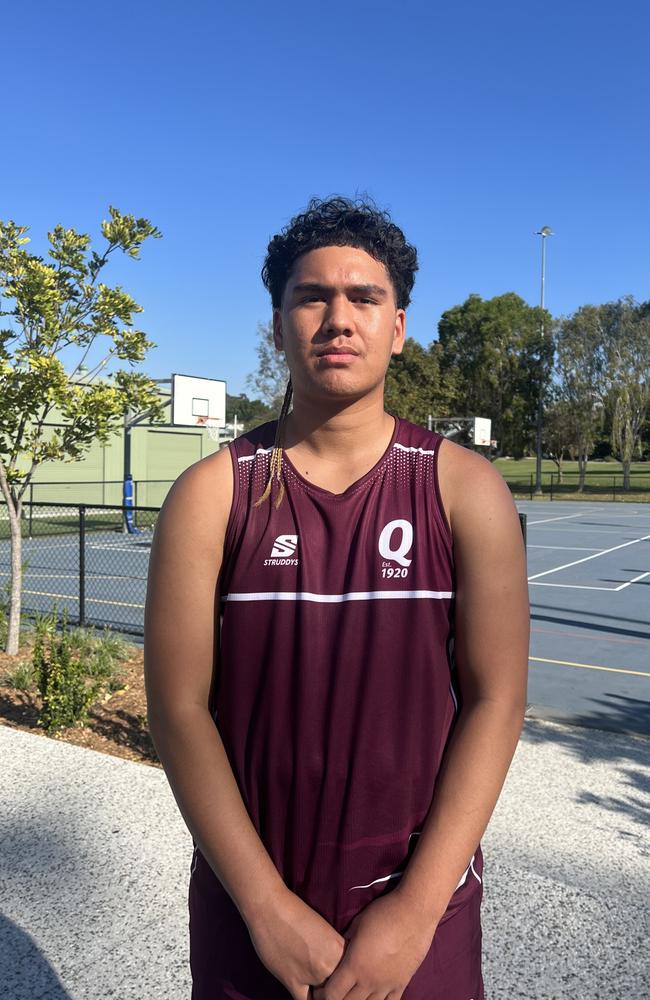 QRSS School Sport Netball under-19 boys. Pictured: Te-Ariki Rau