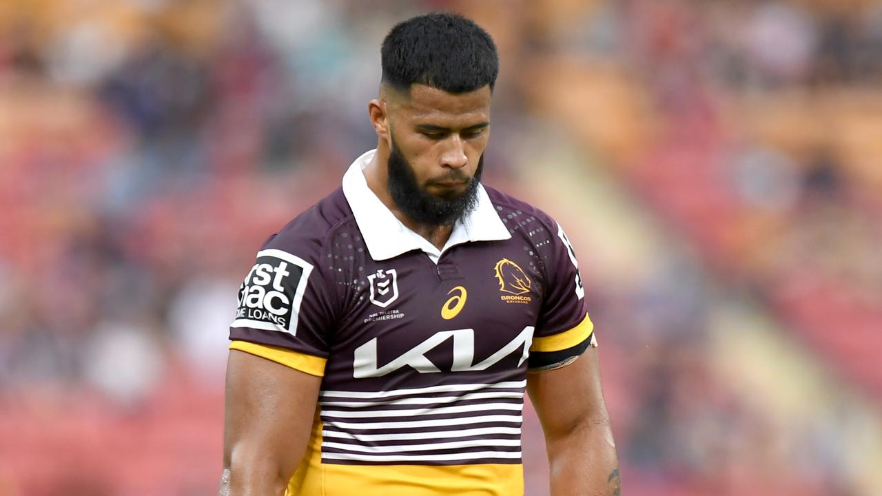 Brisbane Broncos player Payne Haas has asking for on immediate release from the club after salary increase negotiations broke down Picture NRL Photos