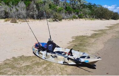 Stolen kayak in Hervey Bay. Picture: Maryborough Police
