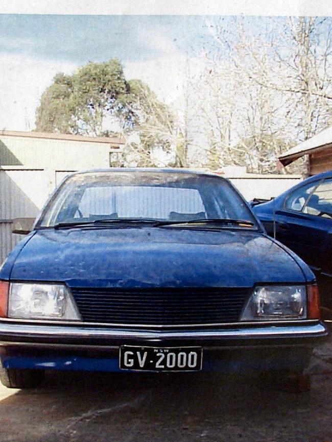 Rachelle Childs vehicle in a car park at Bargo Hotel.