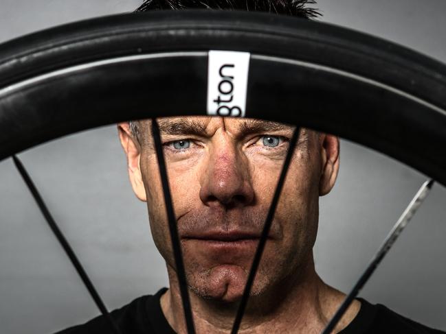 EMBARGO FOR TWAM, 22 MARCH 2025. FEE MAY APPLY. Portrait of Cadel Evans 21 November, 2024. Photo: Julian Kingma for The Australian Weekend Magazine