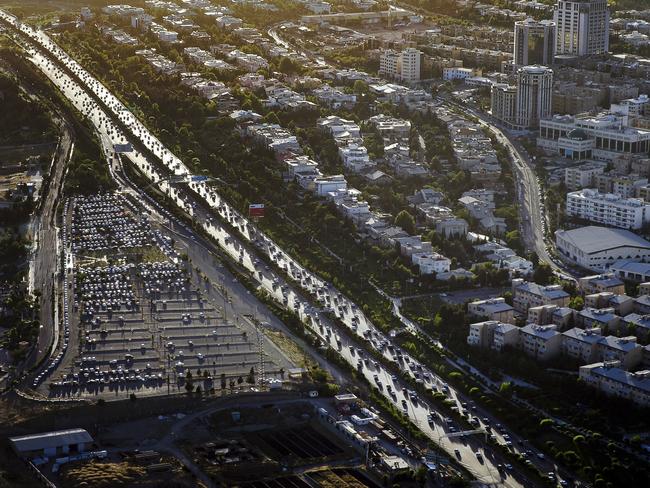 This Friday, May 26, 2017 photo, shows an aerial view of part of the capital Tehran. Picture: AP / Ebrahim Noroozi