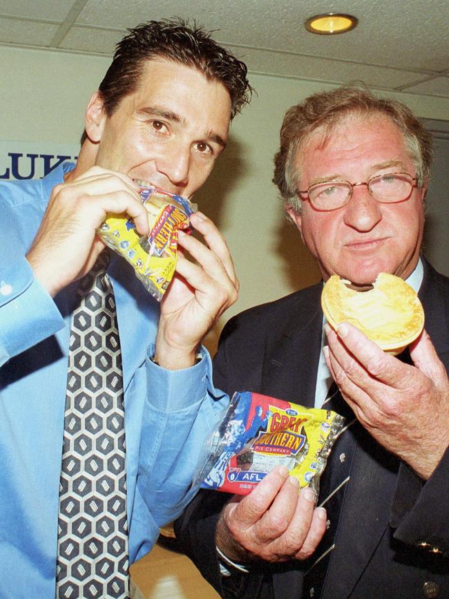 Elliott with Stephen Silvagni.