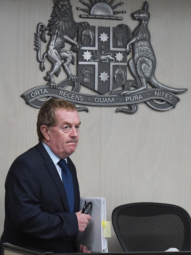 ICAC commissioner Stephen Rushton. Picture: AAP