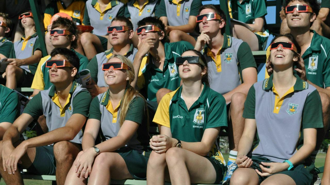 Home Hill State High School students got a front row seat to last Friday's annular eclipse.