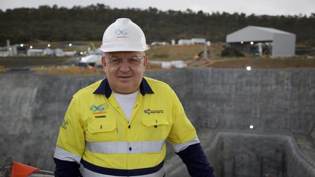 Snowy Hydro CEO Dennis Barnes at Tantangara.