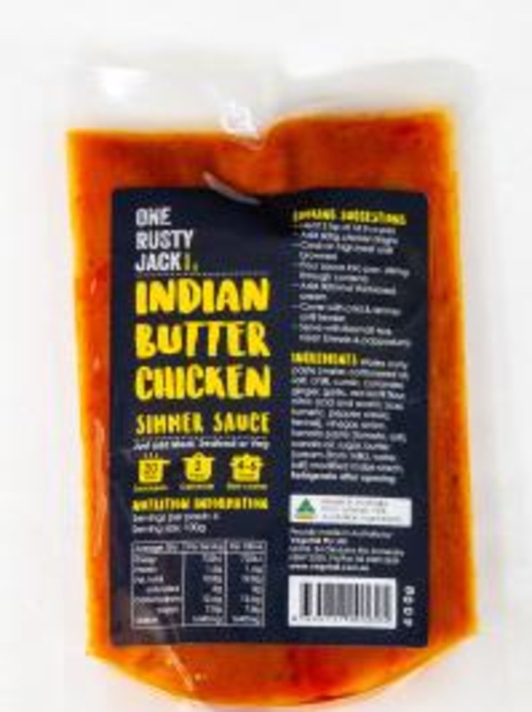 One Rusty Jack Indian butter chicken Simmer Sauce 400g has been recalled.