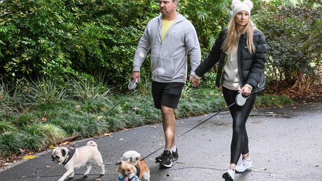 Million Paws Walk at Adelaide Botanic Gardens. Picture: Brenton Edwards