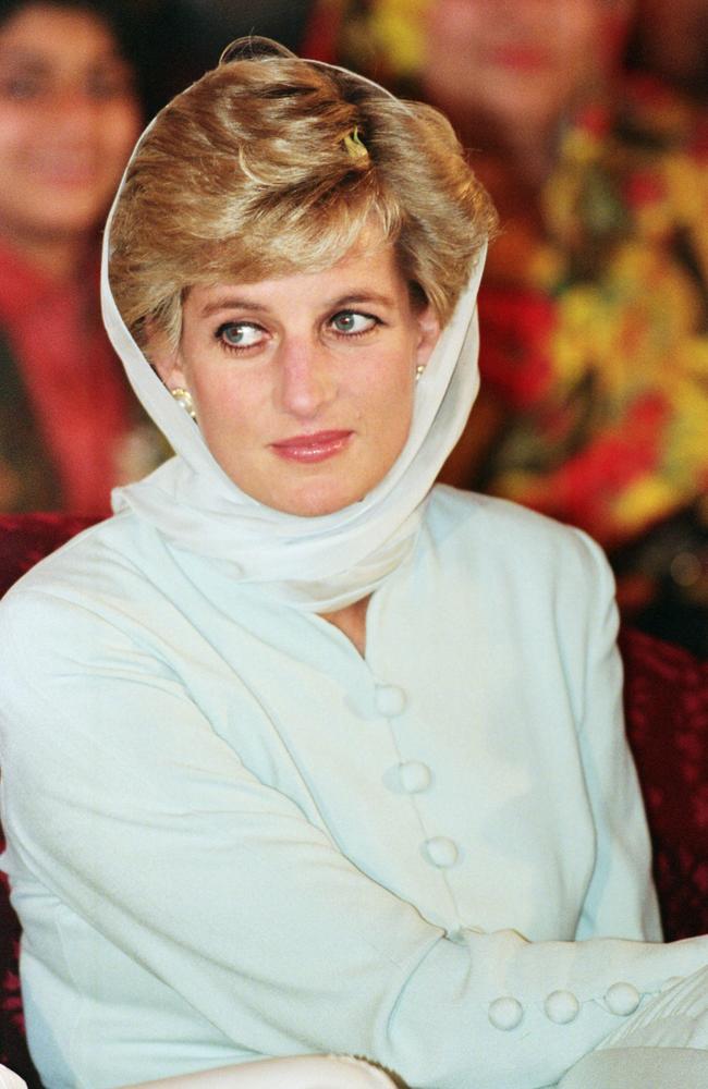 Diana at the Shaukat Khanum Memorial Hospital in Lahore, Pakistan. Picture: Tim Graham Picture Library/Getty Images