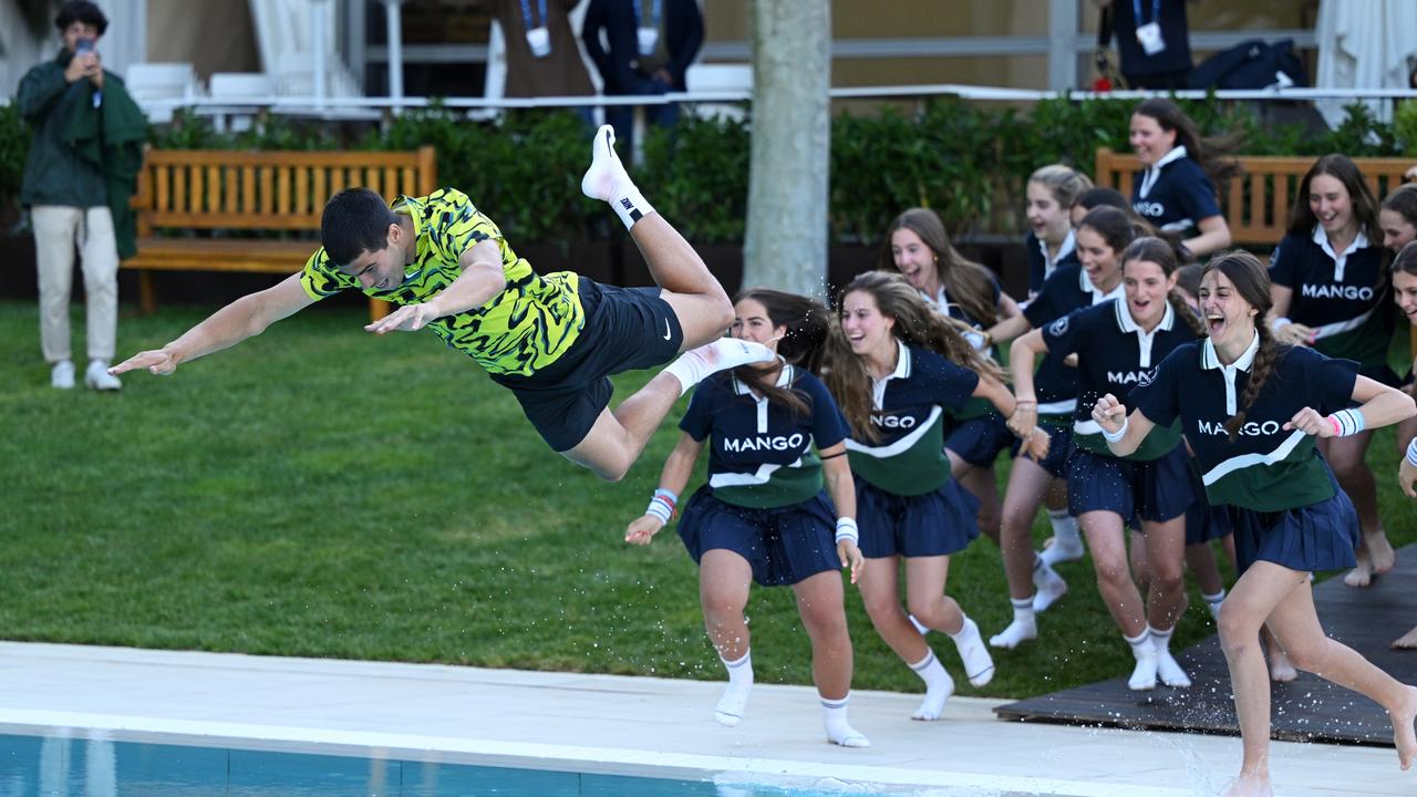 It’s tradition. Photo by David Ramos/Getty Images.