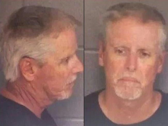 The alleged school shooter’s father Colin Gray, 54, faces 180 years behind bars if convicted on all charges. Police allege he gifted his son the assault rifle used in the massacre. Picture: Barrow County Sheriff's Office / AFP