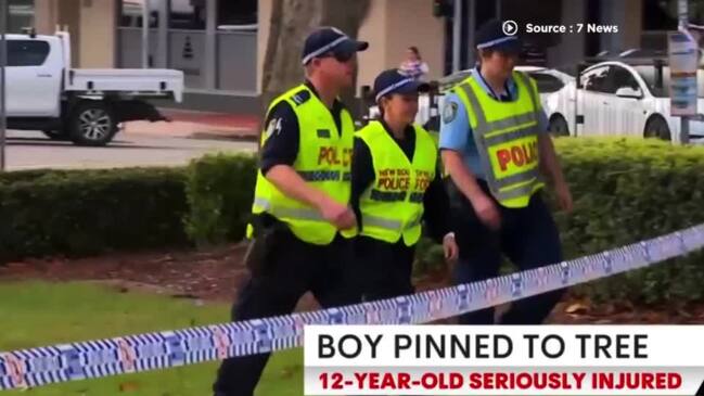 12-year-old pinned by car in horrific car crash in Sydney