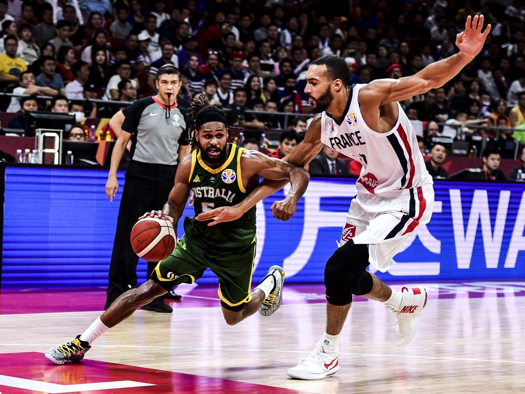 Will the likes of Patty Mills play for the Boomers at next year’s Tokyo Olympics if the NBA season is delayed? That is the question hanging over Basketball Australia officials. Picture: Di Yin/Getty Images.