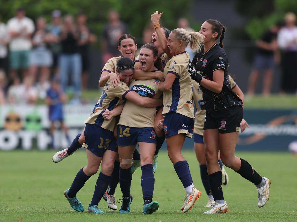 The future of the Newcastle Jets is under a cloud. Picture: Getty Images