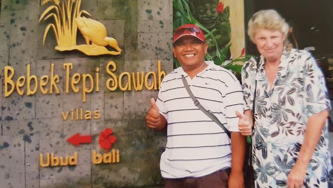 After being given two months to two years to live, Yvonne Brown was able to spend her last months at her beloved Glenwood home, thanks to the 24/7 palliative care services of Little Haven. Yvonne Brown pictured during a holiday in Bali. Picture: (supplied)