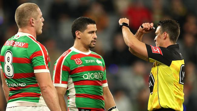 George Burgess was put on report for an alleged eye gouge. Picture: Phil Hillyard