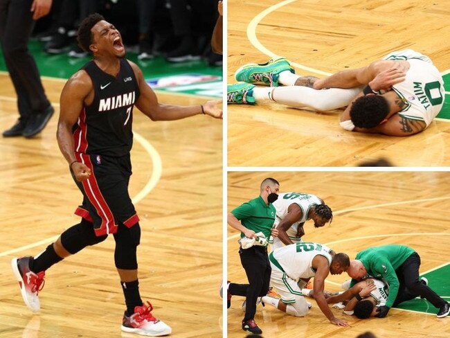 Big fright as Heat hold off Celtics in NBA thriller