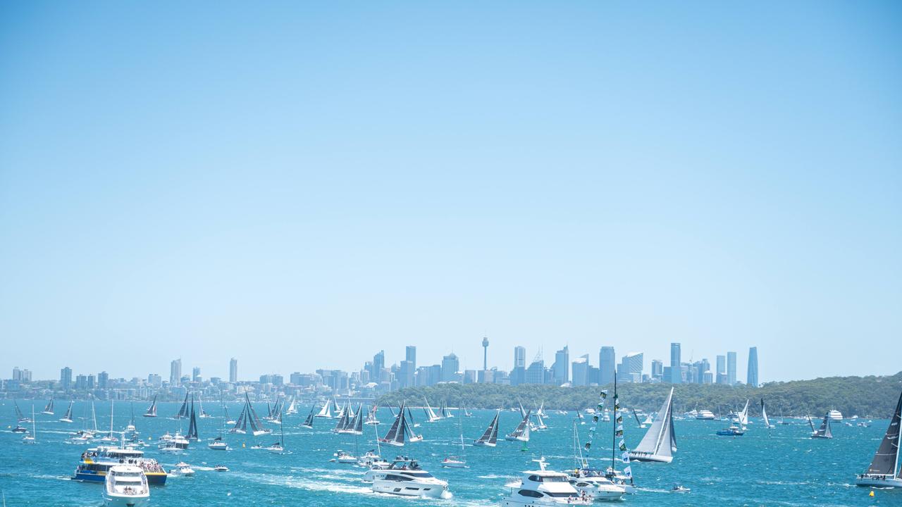 Two people have been killed in separate incidents during the Sydney to Hobart yacht race. Picture: NewsWire / Flavio Brancaleone