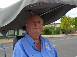 Peter James Dunn at Anzac Day Gayndah 2019. Picture: Felicity Ripper