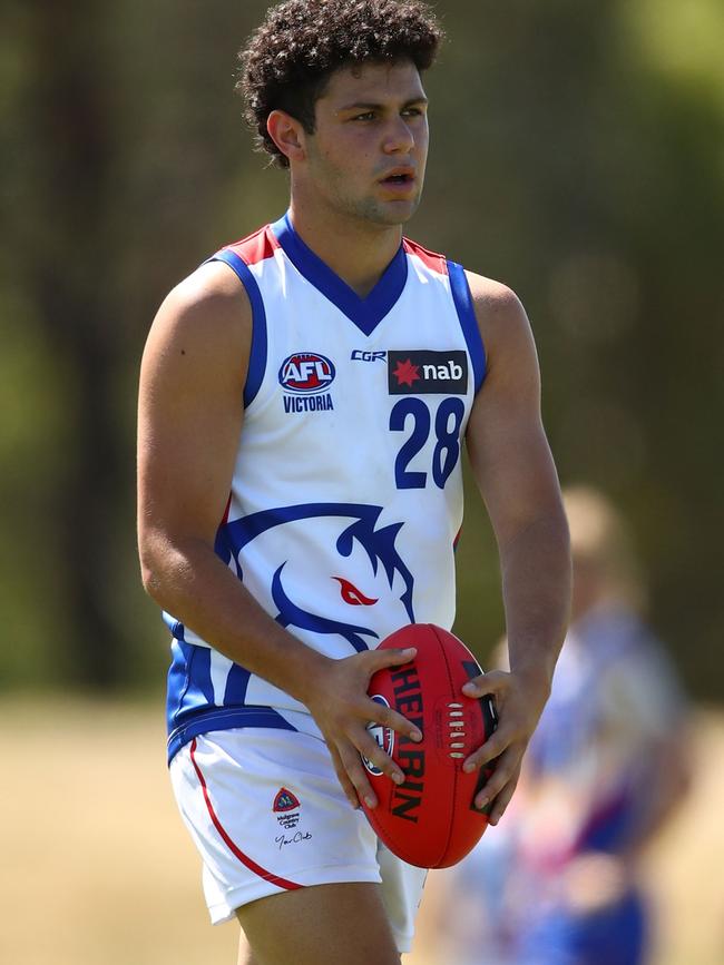 Lachlan Johnson played for the Oakleigh Chargers this year.