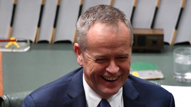 Leader of the Opposition Bill Shorten during Question Time in the House of Representatives at Parliament House in Canberra, Tuesday, May 29, 2018. (AAP Image/Mick Tsikas) NO ARCHIVING