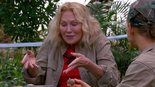 Kerri-Anne Kennerley on I'm A Celebrity... Get Me Out Of Here. Picture: Channel 10