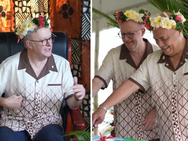 Prime Minister Anthony Albanese for the PIF leaders meeting in Tonga.