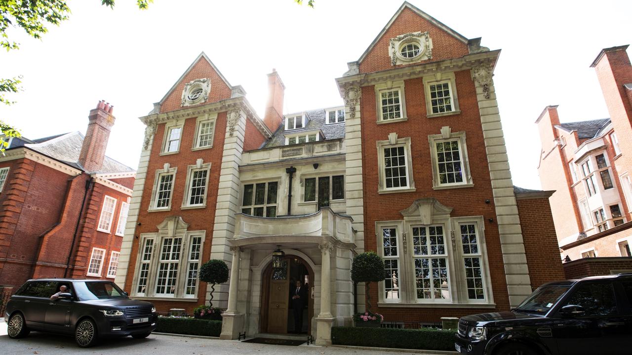 The exterior of Jay Rutland's home in South Kensington, London, UK. Picture: Shutterstock