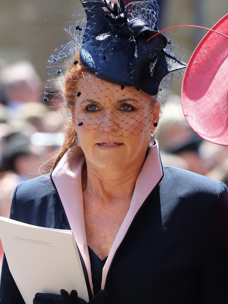 The Duchess of York attended Harry and Meghan’s 2018 wedding. Picture: Gareth Fuller/AFP